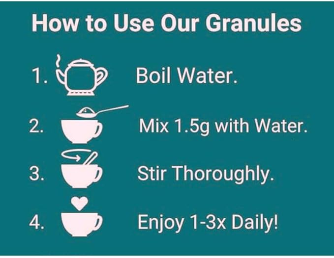 Turmeric Rhizome - Jianghuang (5:1 Concentrated Herbal Extract Granules 100g) invigorates qi regulates Menstruation and alleviates Pain
