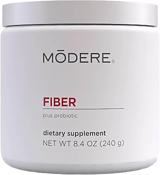 Modere Fiber Powder - Daily Wellness Formula with Easy-to-Mix Soluble Fiber for Everyday Routines and Packaged in A Convenient Canister - 240 g