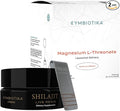 CYMBIOTIKA Liposomal Magnesium L-Threonate &amp Pure Shilajit Resin Bundle Focus Memory Brain Support 84+ Trace Minerals Digestive &amp Immune Supplement