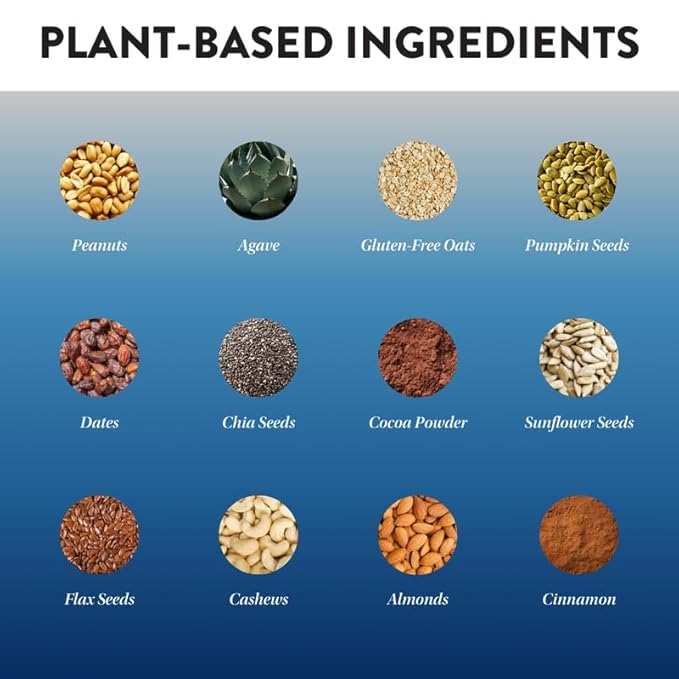 Protein Puck Vegan Plant based Protein Bar – Natural Healthy Snack Bars 12 Count 1.34oz Mini Gluten Free Dairy Free No GMO Kosher – Mighty Moxie – Cocoa Cashew Cinnamon Sport Nutrition