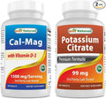Best Naturals Calcium Magnesium with Vitamin D3 1500mg &amp Potassium Citrate 99mg