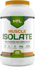 MFL 100% Pure Isolate Protein 2 lbs l 30g of Protein l 12g Amino Acids l Keto Friendly l Low Carbs | 28 Servings (Chocolate Lava)