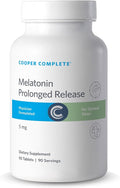 Prolonged Release Melatonin 5mg.Two-Phased delivery Releases melatonin QuicklyThen steadily Over six Hours.B6 (pyridoxine HCI) and Calcium aid in melatonin biosynthesis 90 Tablets per Bottle