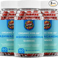 NYUM Nutrition™ Organic KSM-66 Ashwagandha Gummies 3-Pack Mixed Wild Berries