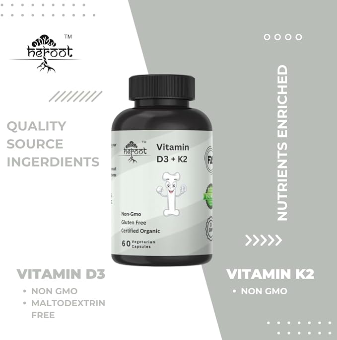 Vitamin K2 (MK7) with D3 Extra Strength Supplement Non-GMO Formula 5000IU (125 mcg) Vitamin D3 &amp 90 mcg Vitamin K2 MK-7 Easy to Swallow Vitamin D &amp K Complex (120 Capsules)