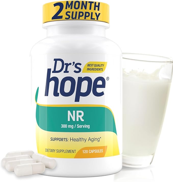 Nicotinamide Riboside NR Supplement 300mg - Vitamin B3 Alternative - Supports Energy Longevity &amp Wellness - Non-GMO Gluten-Free cGMP Certified - 120 Vegan Capsules - 60 days/2 Month Supply