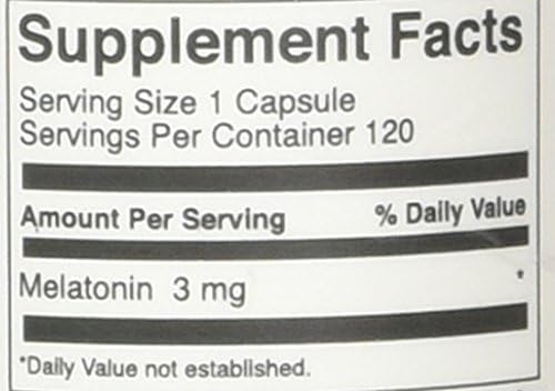 Davinci Labs Melatonin-3 3 mg 120 caps