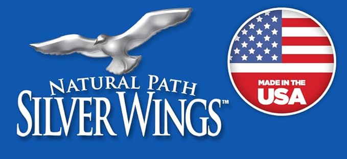 Natural Path Silver Wings Supplement - Colloidal Silver 500 ppm (16 fl.oz / 480 ml) Plus Colloidal Silver 500 ppm (1 fl.oz / 30 ml)