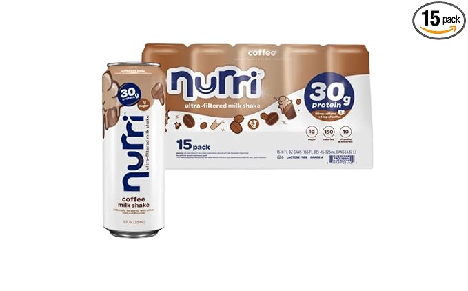 Protein Milk Shake – 30g Protein 1g Sugar 150 Calories 10 Vitamins &amp Minerals 11 fl oz Ready-to-Drink Shakes (Coffee)