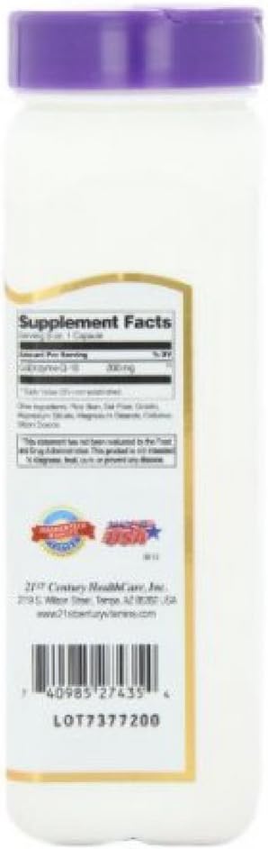 21st Century CoQ10 200 mg Capsules 120 ea (Pack of 11)