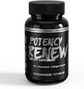 Potency Renew Anti Aging Blend Advanced NAD+ and stem Cell Booster Supplement Rhodiola Rosea Resveratrol Hyaluronic Acid Collagen Peptides NR Grape Seed and Green Tea Extract