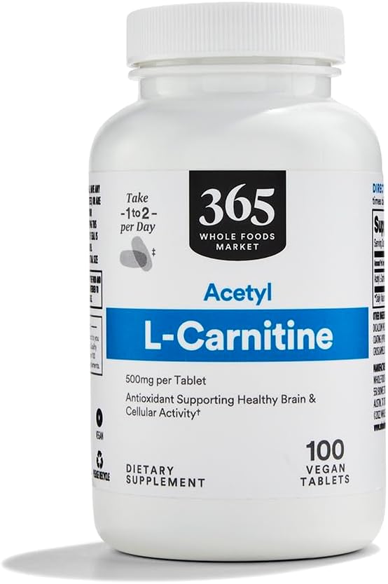 Whole Foods Market Acetyl L-Carnitine 500mg 100 ct