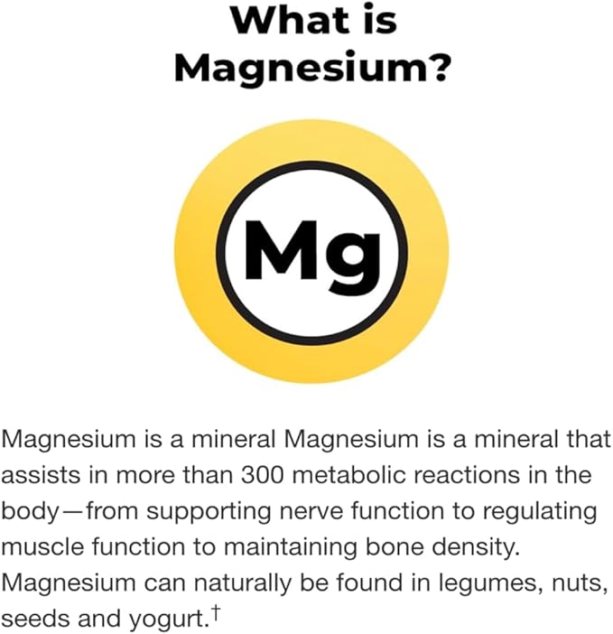 Extra Strength Magnesium 400mg Softgels | Muscle Bone &amp Nerve Support | 180 Softgels – 6 Month Supply | High Potency Daily Magnesium Supplement | Gluten Free Formula