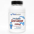 Triple Strength Coral Calcium 1500mg // 100 Capsules // Pure // by PureControl Supplements