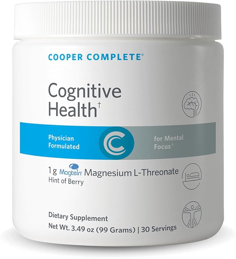 Cooper Complete Cogntive Health Magnesium L-Threonate 1g Berry Flavor Powder