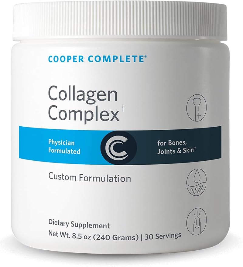 Cooper Complete Collagen Peptides Complex – Multi-Collagen Powder with Vitamin C and Hyaluronic Acid – 30 Servings