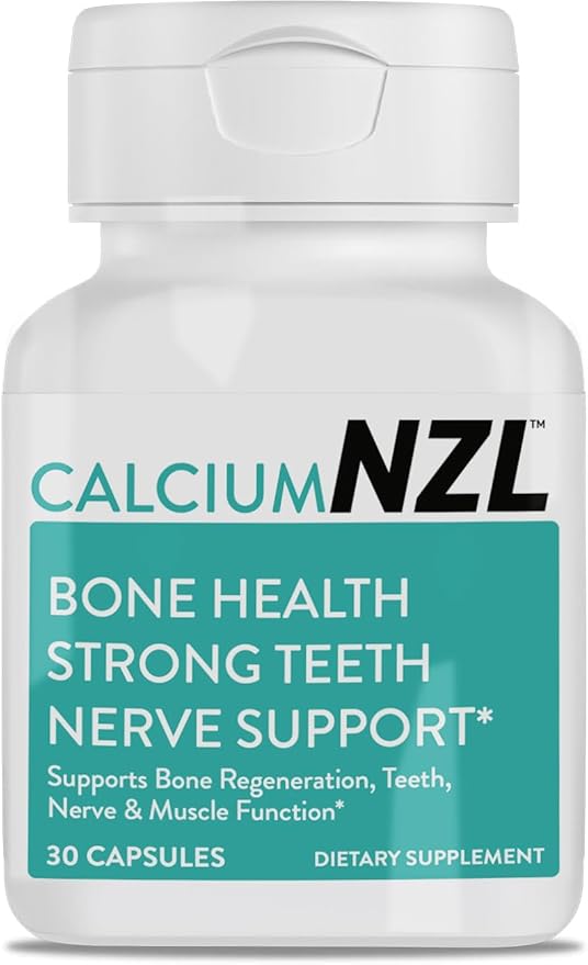NZL Calcium Plus New Zealand Natural Raw Calcium Supplement Phosphorus Magnesium Collagen Selenium 30 Capsules