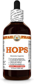 Hawaii Pharm Hops Extract Tincture for Restful Sleep and Calm Supports Digestive Comfort Promotes Relaxation Encourages Kidney Function - 4 fl.oz