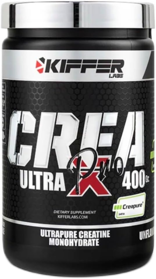 Kifffer Labs Creapure Ultra Pro Creatine Monohydrate Powder 400g (80 Servings) – Unflavored Pure German Creatine for Men &amp Women Muscle Strength &amp Recovery