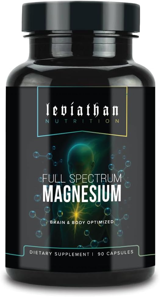 Leviathan Nutrition Full Spectrum Magnesium | with Magnesium L-Threonate Pidolate and Glycinate