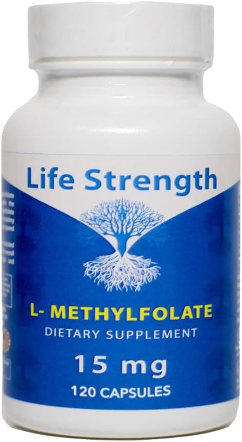 L-Methylfolate 15 MG 120 CAPSULESOptimized &amp Highly Bioactive Methyl Folate 5-MTHF Supplement for Mood and Immune Support Natural Diet Supplement for Energy Non-GMO &amp Gluten-Free
