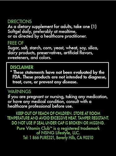 Vitamin D3 Plus K Complex 90 Day Supply - NO Fillers NO Binders NO Added Ingredients