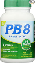 Now Pb 8 Pro-biotic Acidophilus Tablets Vegetarian 120-count Bottle