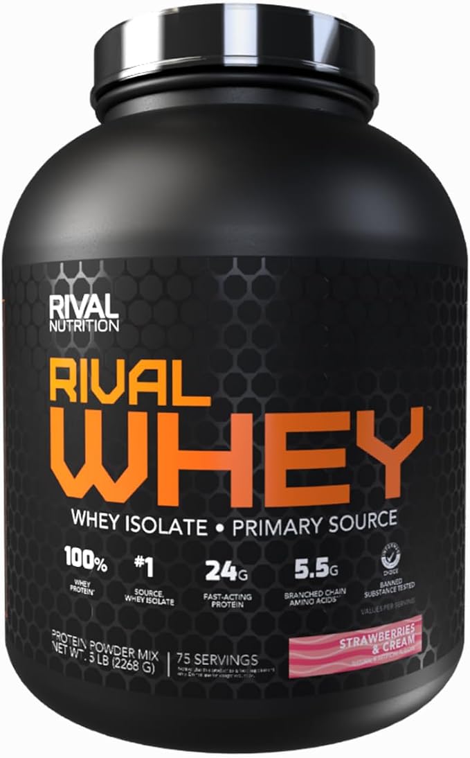 RIVAL NUTRITION Clean Gainer Protein Powder – 5LB Cookies &amp Cream – High Protein Lean Mass &amp Weight Gainer | 560 Calories 30g Protein 99g Multi-Source Carbs – 15 Servings