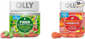 OLLY Fiber Gummy Rings 5g Prebiotic Fiber FOS (Fructo-oligosaccharides) Digestive Support &amp Probiotic + Prebiotic Gummy Digestive Support and Gut Health 500 Million CFUs Fiber