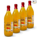 Food To Live Organic Apple Cider Vinegar 1 L – Raw Italian Natural Vinegar with the Mother Unfiltered Unpasteurized Non-GMO Vegan Glass Bottle (Pack of 4)