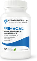 VITAMINERALS 95 Primacal® Bone Support Maximum Potency Calcium Magnesium for Bone Loss (240)