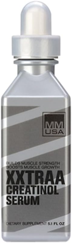 MMUSA XXTRAA Stable Creatine Serum for Bodybuilding &amp Powerlifting. Boosts Muscle Mass Strength Energy &amp Endurance. Speeds Recovery Reduces Lactic Acid. with Joint Support. Grape 5.1 Fl Oz