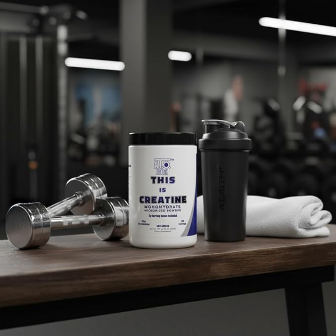 Creatine Powder for Over 40 - Creatine Monohydrate Powder for Brain Health &amp Cognitive Support | Micronized 500g | Supports Memory Focus &amp Muscle Strength | 100 Servings