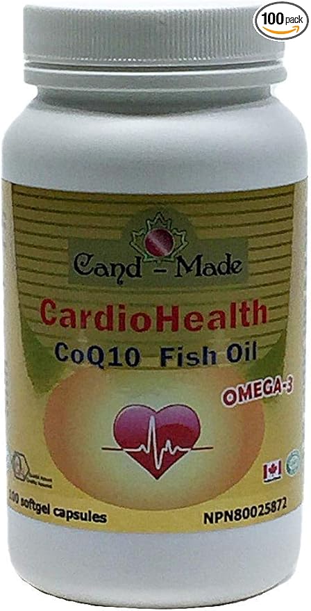CoQ10+Omega-3 Fish Oil CadioHealth (100)
