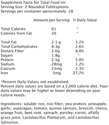 Total Food Powder 14 Ounces