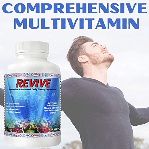Revive Multivitamin | Immune Support | Omega 3.6.9 | Antioxidants | COQ10 | 150 Capsules