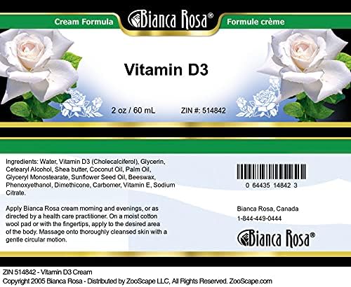 Bianca Rosa Vitamin D3 Cream (2 oz ZIN: 514842) - 2 Pack