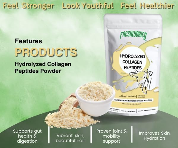 Freshlydried Hydrolyzed Collagen Peptides Powder