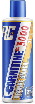 Ronnie Coleman Signature Series L-Carnitine XS 3000 Liquid Amino Acids Metabolism and Lean Muscle Strength Support Stimulant Free Sugar Free Zero Carbs Orange Smash 16 Oz