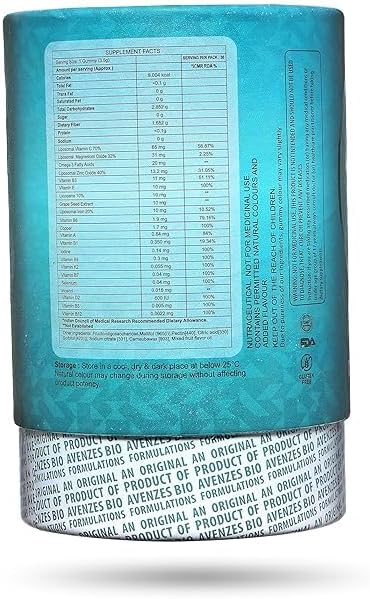 Avenzes Liposomal Yummy Gummies Axtika (Adults Multi-Vitamin)