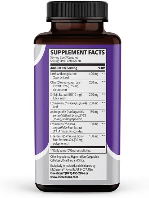 LifeSeasons Rest-ZZZ Extra Strength + Immuni-T Bundle – Natural Sleep &amp Immune Support – Fall Asleep &amp Stay Asleep Boost Immunity &amp Defend Against Seasonal Challenges – 60 Capsules &amp