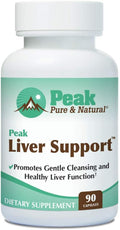 Peak Pure &amp Natural Peak Liver Support Milk Thistle Based Liver Support Supplement | Liver Cleanse and Detox | 90 Capsules