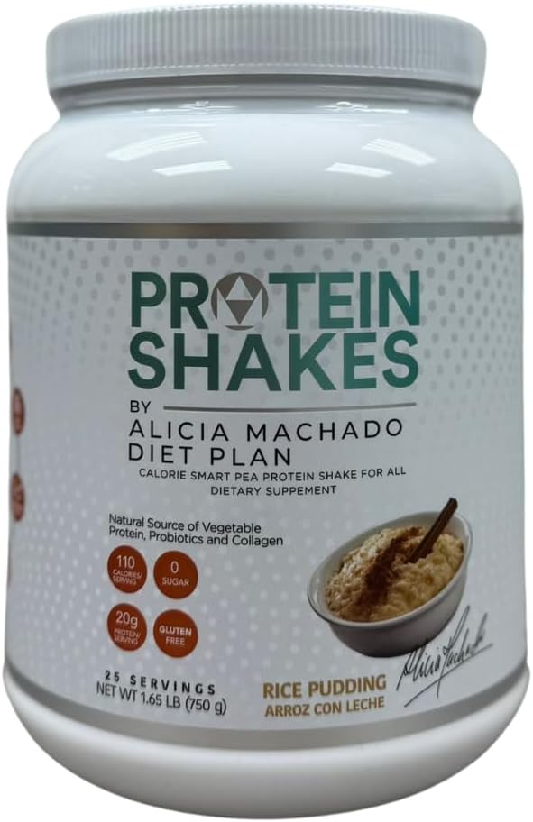 Rice Pudding Meal Replacement Shake 25 Servings Vegan Dairy-Free 20g Protein Collagen Convenient Nutrition for Weight Management