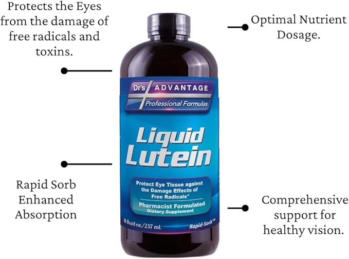 Liquid Lutein Supplement 8 FLOZ
