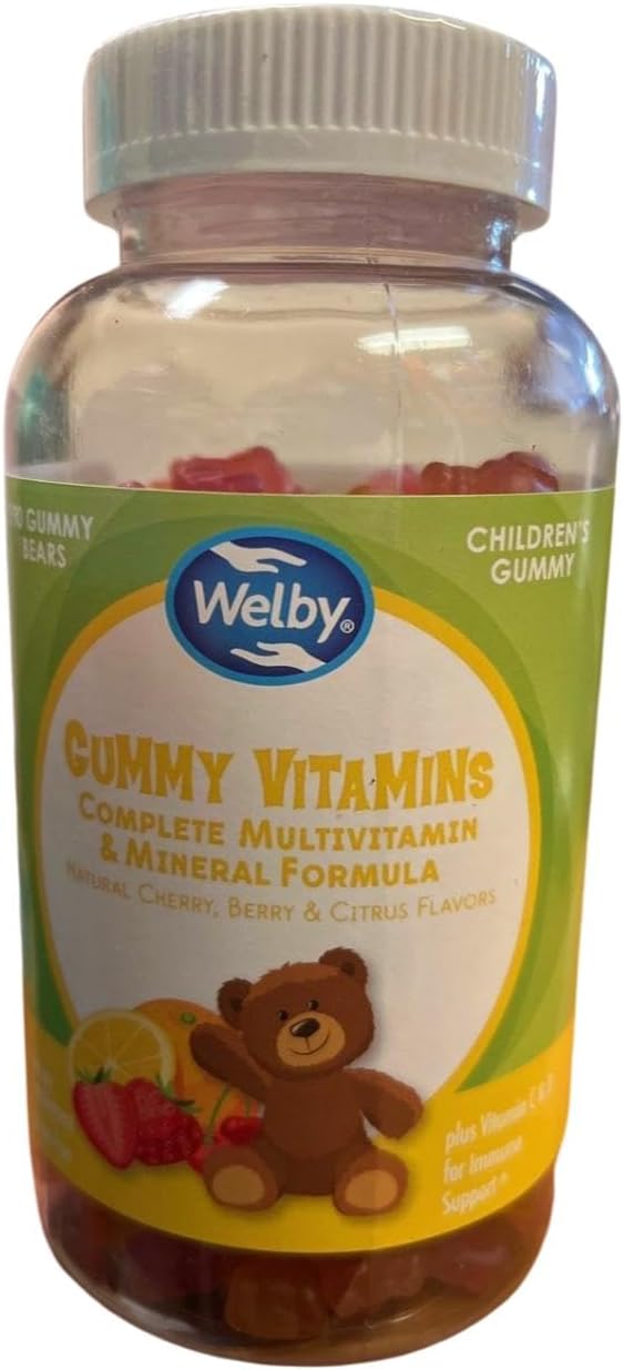Adult &amp Children's Complete Multivitamin Gummies Natural Berry Cherry &amp Citrus Flavors 150 &amp 190 Count Gluten Free