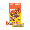 Puff Protein Bars7 Peanut Butter Cup 6 S'more Chunk Flavor 17g Protein Gluten Free 19.2 oz 13 Variety Pack.