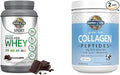 Garden of Life Sport Whey Protein Powder Chocolate Premium Grass Fed Whey Protein &amp Collagen Peptides Grass Fed 19.75 Ounce