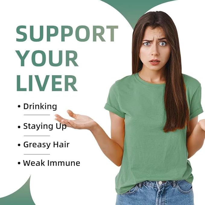 Liver Cleanse Detox &amp Repair - Milk Thistle Supplement for Digestion &amp Immune Health - Choline &amp Herbal Liver Support with Silymarin- 60 Capsules