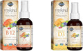 Garden of Life Organics B12 Vitamin - Whole Food B-12 for Metabolism and Energy &amp Vitamin D3 Liquid 1000 IU Per Spray