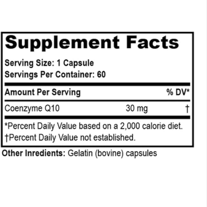 Nutriya CoQ10 1 0.0353 Ounce 38.0 grams